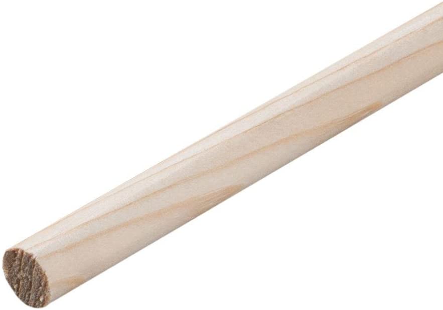 Thin Wooden Broom Pole 5ft