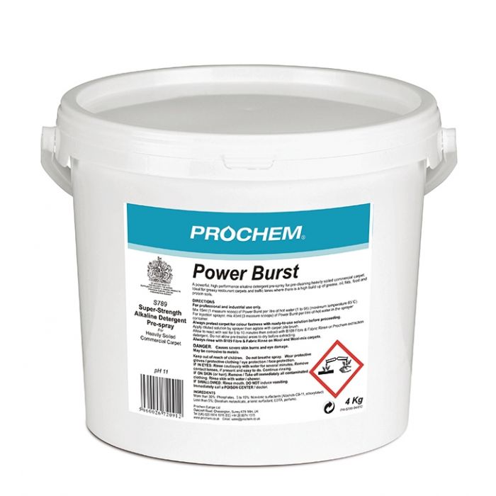 Prochem PowerBurst prespray Powder 4Kg Tub