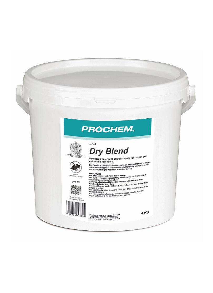 Prochem Dry Blend Carpet Extraction Powder (S773) 4kg