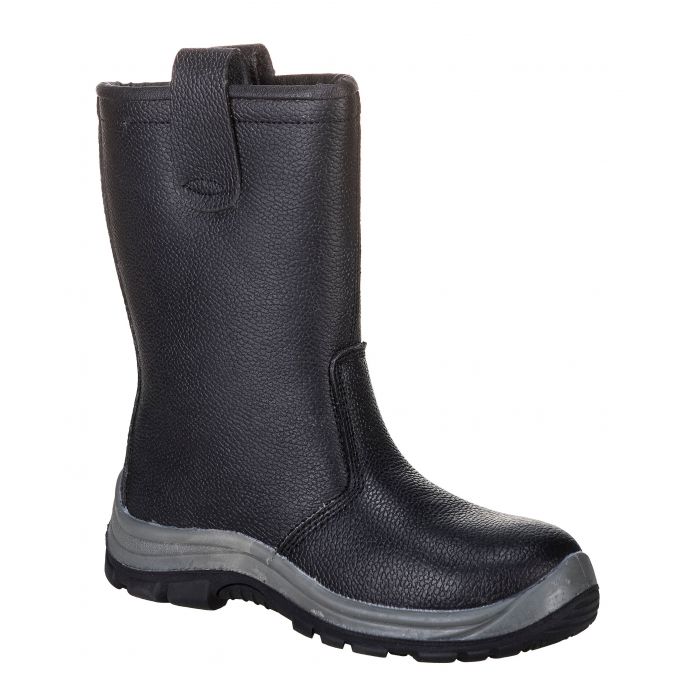 Steelite Rigger Boot Fur Lined Black Size 10