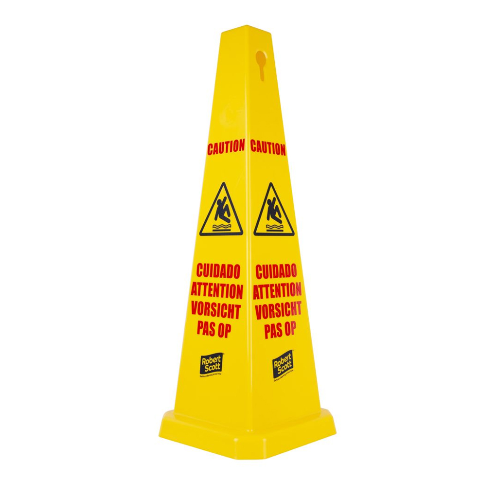 4 Sided Safety Cone 26.5
